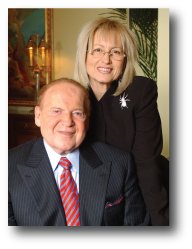 miri and Sheldon Adelson